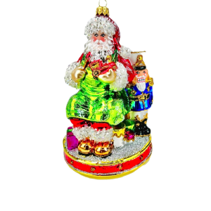 Holiday ornament with nutcracker soldier design - OK11