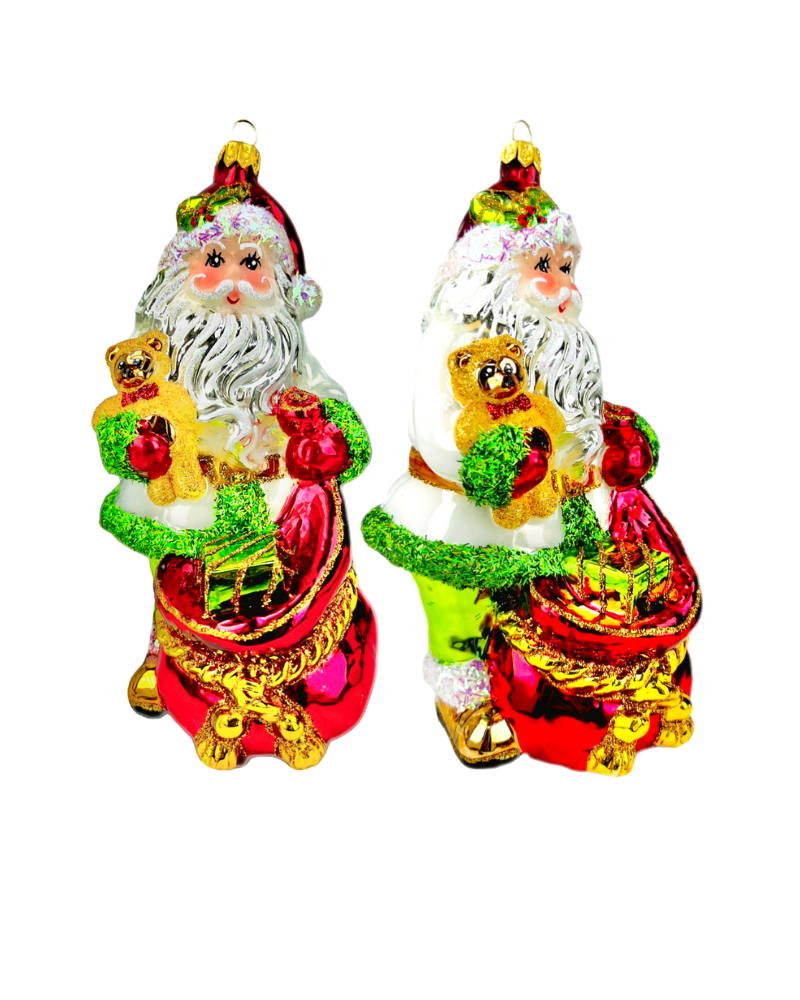 Custom Christmas ornament with gold detailing – model OK20