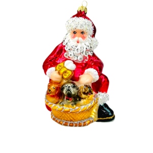 Handcrafted glass ornament, model OKR22, from The Ornament King collection.